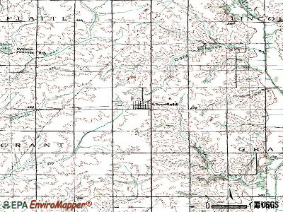 Clearfield topographic map