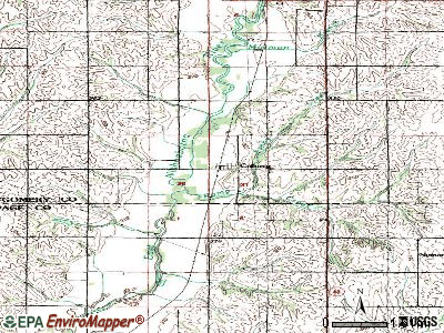 Colesburg topographic map