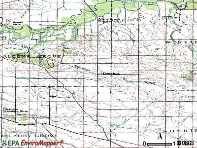 Donahue topographic map