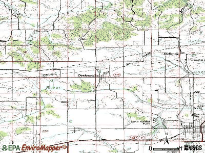 Drakesville topographic map
