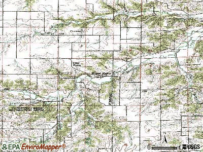 East Peru topographic map