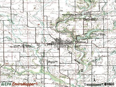 Eldora topographic map