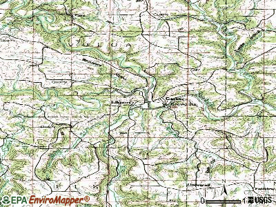 Elkport topographic map
