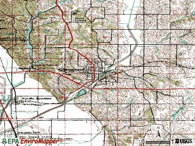 Glenwood topographic map