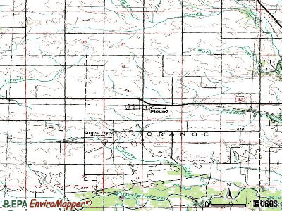 Grand Mound topographic map