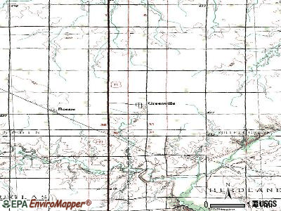 Greenville topographic map
