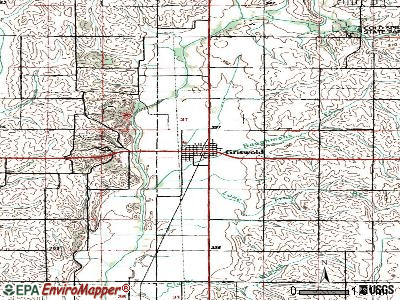 Griswold topographic map