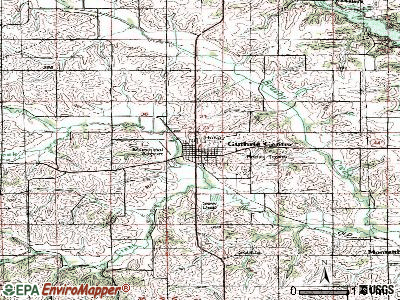 Guthrie Center topographic map