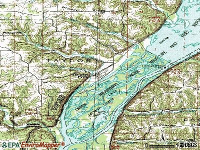 Harpers Ferry topographic map