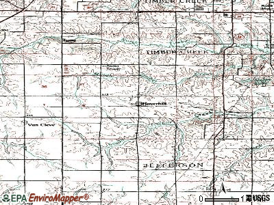 Haverhill topographic map