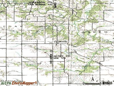 Hillsboro topographic map