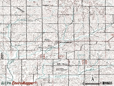 Kimballton topographic map