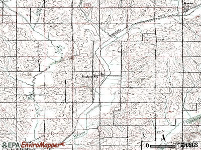 Kirkman topographic map