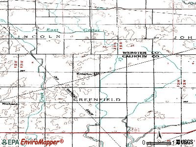 Knierim topographic map