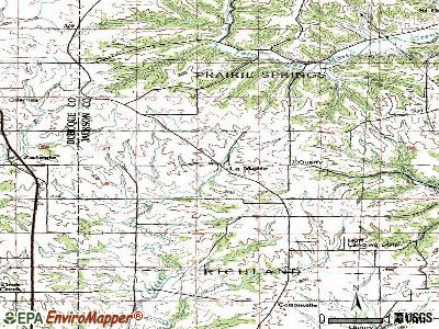La Motte topographic map