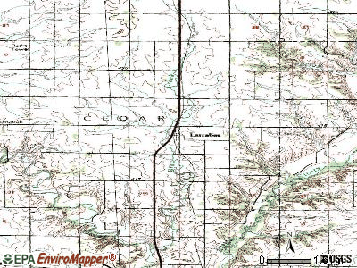 Larrabee topographic map