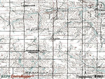 Laurel topographic map