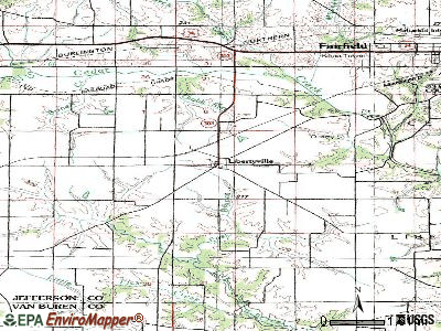 Libertyville topographic map