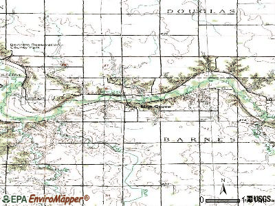 Linn Grove topographic map