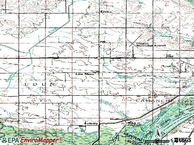 Low Moor topographic map