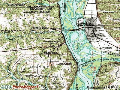 McGregor topographic map