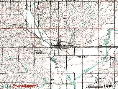 Malvern topographic map