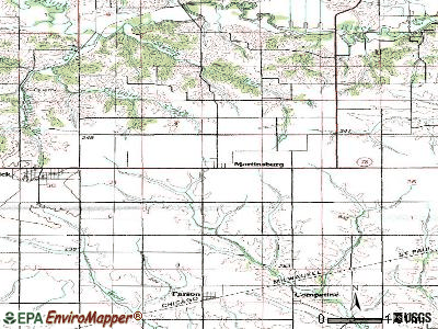 Martinsburg topographic map