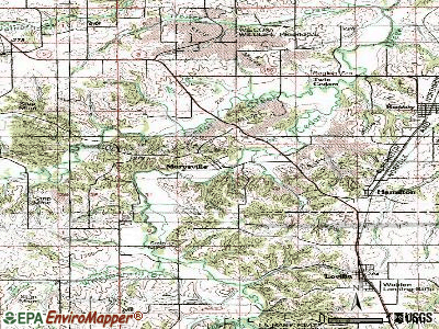 Marysville topographic map