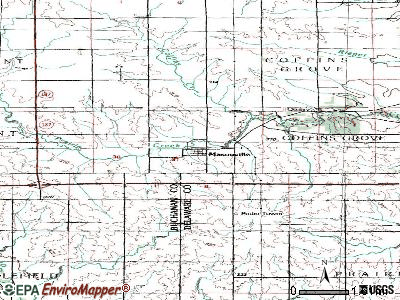 Masonville topographic map