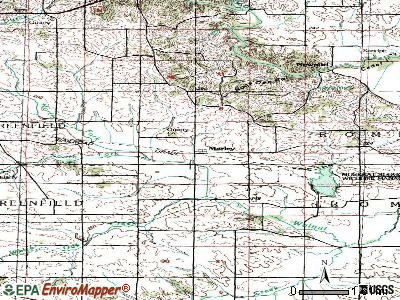 Morley topographic map