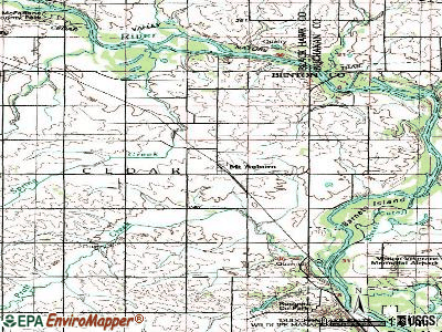 Mount Auburn topographic map