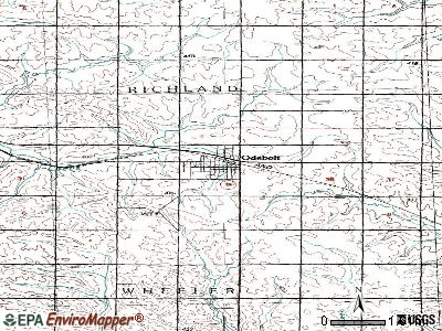 Odebolt topographic map