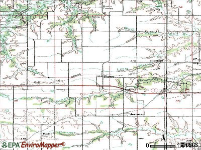 Pleasantville topographic map