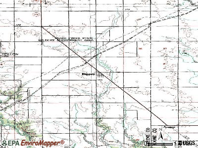 Rippey topographic map