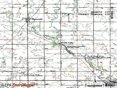 Rock Falls topographic map