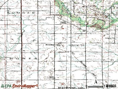 Rose Hill topographic map