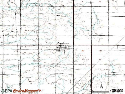Sanborn topographic map