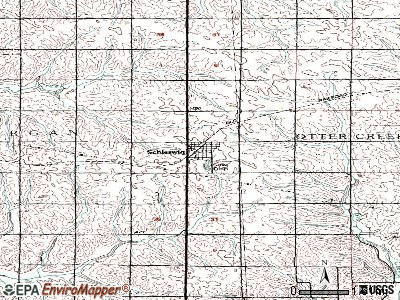 Schleswig topographic map
