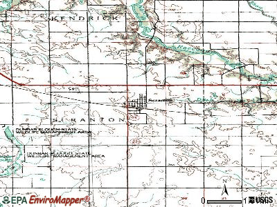 Scranton topographic map