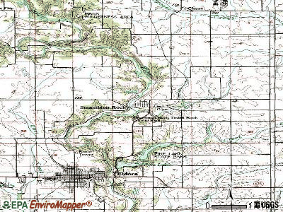 Steamboat Rock topographic map
