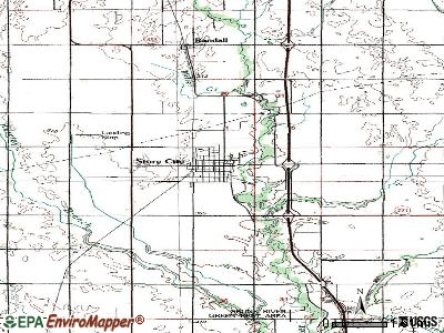 Story City topographic map