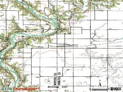 Stratford topographic map