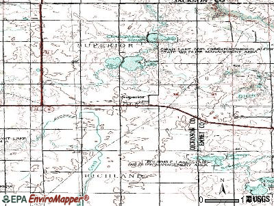 Tama topographic map