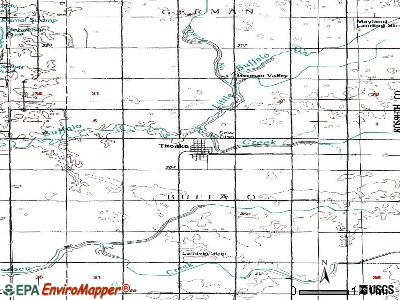Titonka topographic map