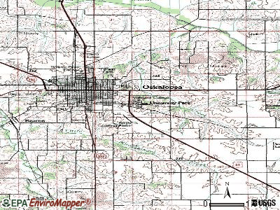 University Park topographic map