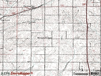 Westphalia topographic map