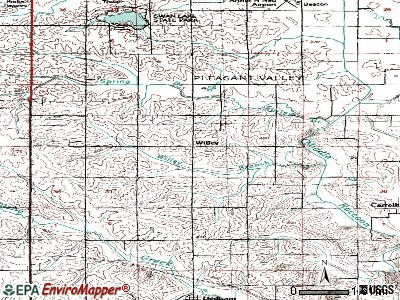Willey topographic map