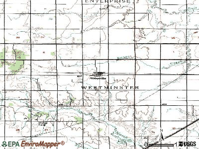 Abbyville topographic map