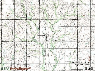 Agenda topographic map