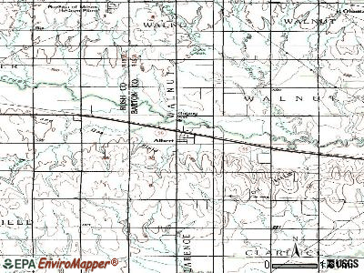Alexander topographic map